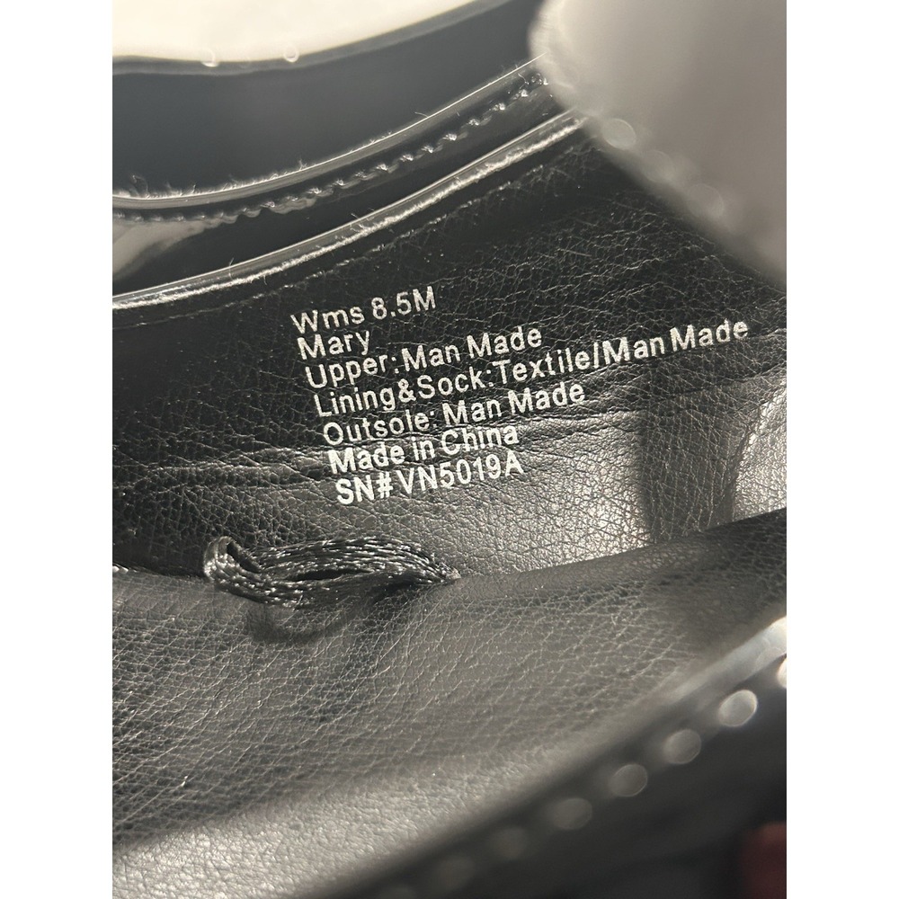 Seychelles‎ Mary Faux Patent Leather Mary Jane shoes Lug Sole 8.5 - Picture 8 of 10